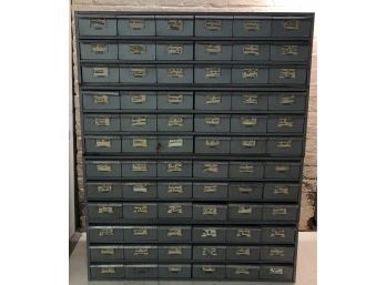 Vintage Parts Cabinet