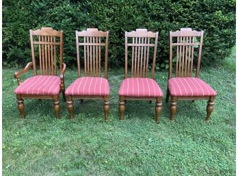 Set Of Four Antique Dining Chairs
