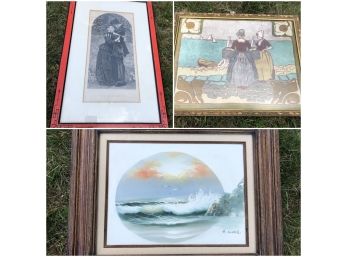 3 Piece Art Lot (Open For All Photos)