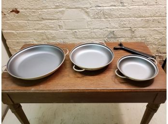 3 Piece Set Of Paella Pans