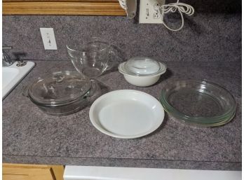 Pyrex And Anchor Hocking Bakeware Lot
