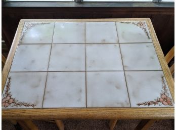 Ceramic Tile Table  With Chairs