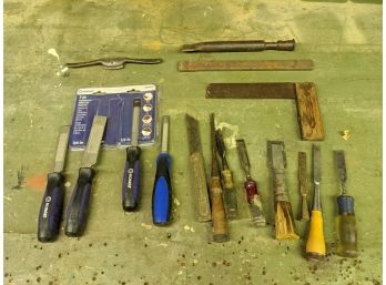 Lot Of Wood Tools
