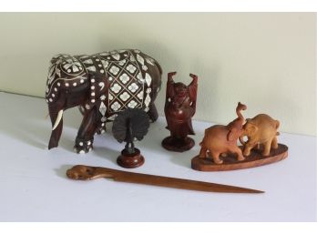 Collectible Wooden Item Lot