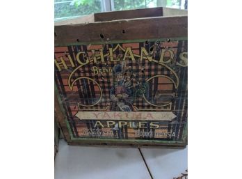Highland Apple Wooden Box