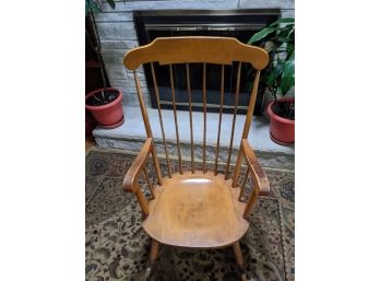 Vintage Solid Rocking Chair