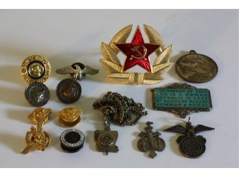 Military And Religious Pins