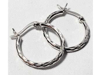 Sterling Small Hoop Earrings