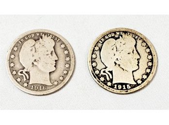 1915 & 1916 Barber Quarters