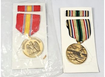 National Defense And Southwest Asia Service Medal And Ribbons