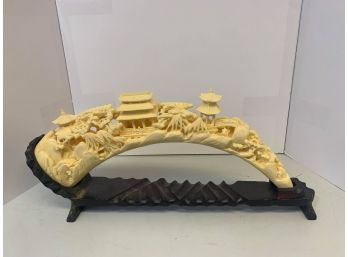 Chinese Carved Bridge Replica