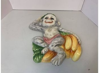 Whimsical Ceramic Figure Of Monkey