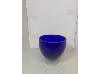 Cobalt Blue Pedestal Vase