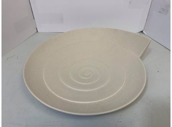 Porcelain Plate In Snail Design