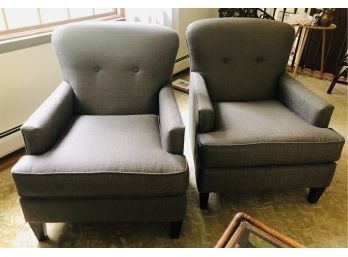 Bassett Furniture Club Chairs Pair