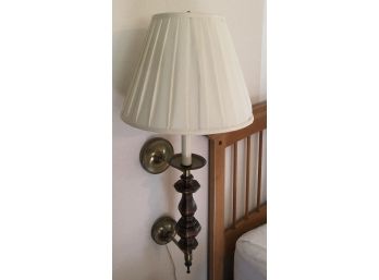 Brass Wall Lamps Pair