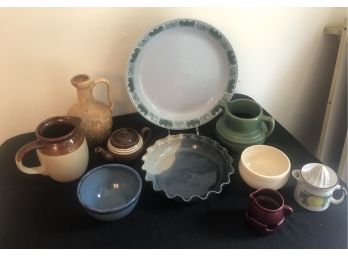 Pottery & Stoneware Kitchen Lot