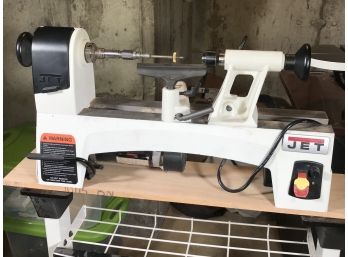 (T39) JET 10x15 Variable Speed Wood Lathe On Stand - JWL-1015VS - Paid $665 - On Base (Please Read)