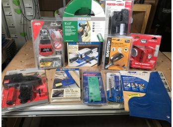 (T68)  Ten (10) Piece ALL BRAND NEW - All Woodworking Tools - Kreg, Rockler, Bostitch & MORE -NEW NEW NEW !