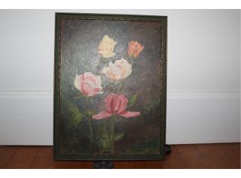 O Henriks '26 Painting Of Roses