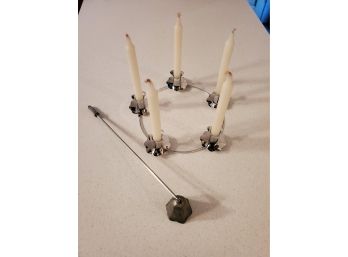 Candle Holder & Snuffer