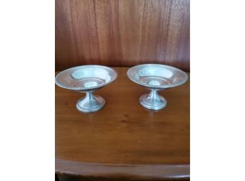 Aetna Sterling Silver Footed Dishes