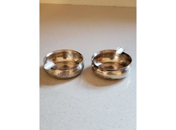 Sterling Silver Ashtrays