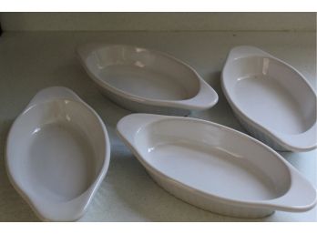 White Ceramic Baking Dishes
