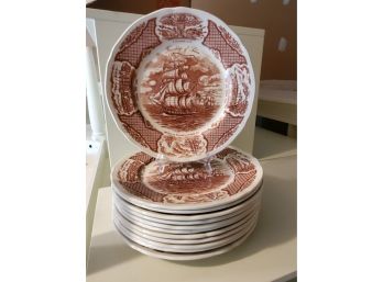 Fairwinds Dinner Plates - ' The Friendship Of Salem'