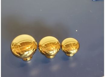 Vintage Solid Brass Knobs