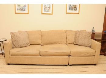 Crate & Barrel Three Cushion Sofa