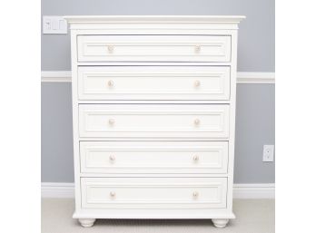 Pottery Barn Teen Chelsea Five Drawer Tall Dresser (RETAIL $1,199)