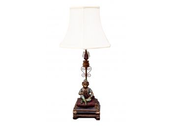 Fun Whimsical Sitting Monkey Lamp