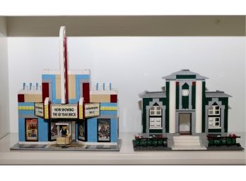 Lego Town Plan - Palace Cinema Theater + City Hall