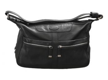 Tod's Black Leather Shoulder Bag