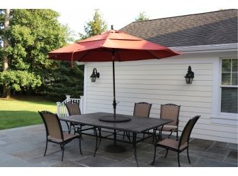 California Umbrella With Stand