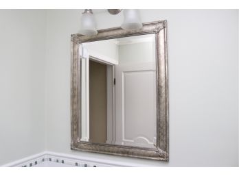 Timeless Chic Silver Leaf Wall Mirror