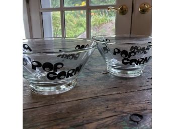 Vintage Popcorn Bowls (Set Of 2)