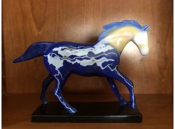 Set Of (3) The Trail Of Painted Ponies Sculptures