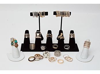 Group Of 71 Fashion Rings, Size 6-7