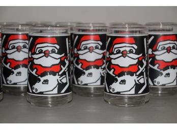 Group Of 20 Santa Christmas Glasses