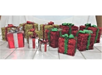 Large Group Of Christmas Boxes