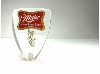 Vintage • Miller Beer Tap • Acrylic Handle