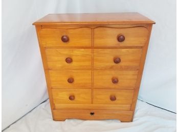 Vintage 60's Tall Four Drawer Bedroom Chest