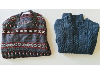 Two Unisex Sweaters Size Small -medium.