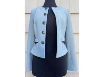 Baby Blue Suit Jacket By Kay Unger