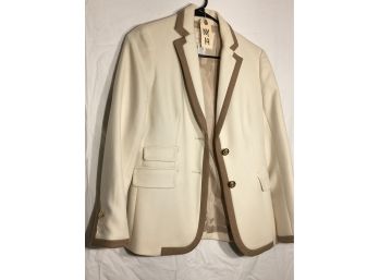 NY-13 Gorgeous Like New J.CREW Hunter Hacking Jacket - Size 2 - 100% Wool - Excellent Condition !