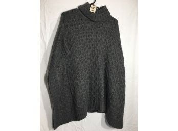 NY-26 - Fantastic BRAND NEW Poncho Sweater By MICHAEL KORS Small - Paid $175 - Has Tag