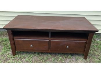 Two Drawer Entertainment Stand