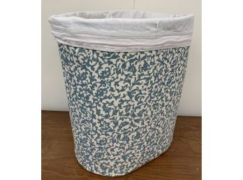 Canvas And Wire Laundry Basket
